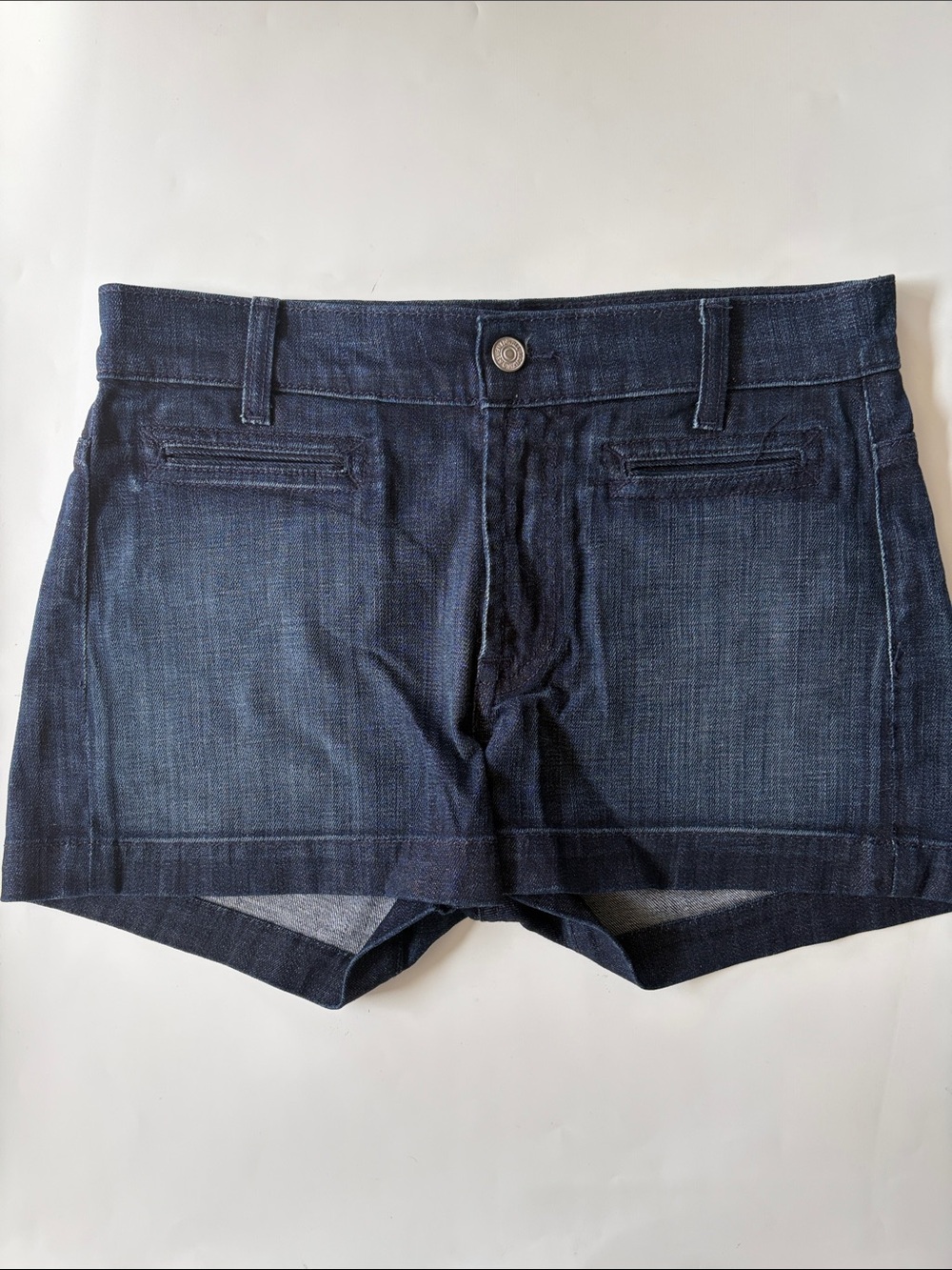 Seven for all man kind Dark Blue Denim Shorts